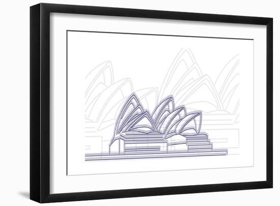 Sydney-Cristian Mielu-Framed Art Print