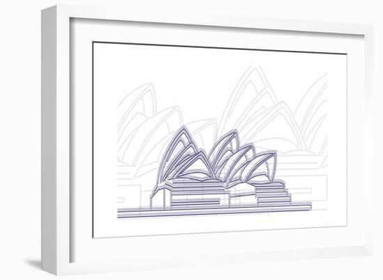 Sydney-Cristian Mielu-Framed Art Print