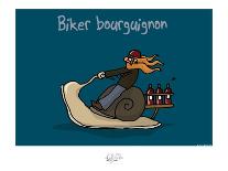 Tipe taupe - Biker bourguignon-Sylvain Bichicchi-Art Print