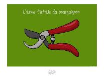 Tipe taupe - Biker bourguignon-Sylvain Bichicchi-Art Print