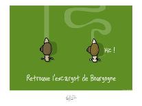 Tipe taupe - Biker bourguignon-Sylvain Bichicchi-Art Print