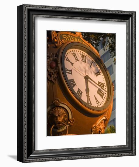 Sylvan Brothers Clock on Main Street, Columbia, South Carolina-Richard Cummins-Framed Photographic Print