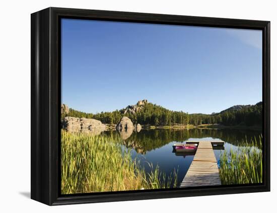 Sylvan Lake, Black Hills National Forest, Custer State Park, South Dakota-Michele Falzone-Framed Premier Image Canvas