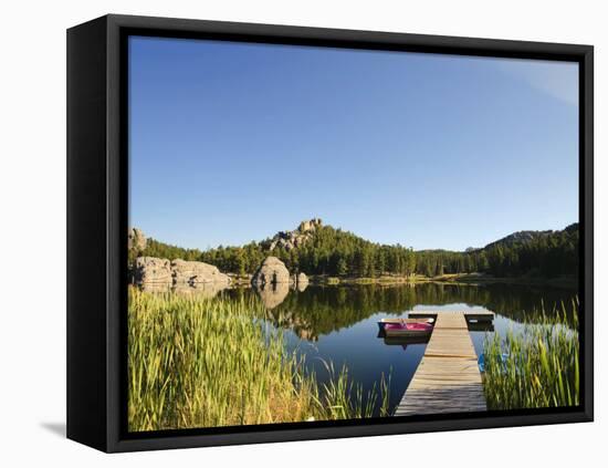 Sylvan Lake, Black Hills National Forest, Custer State Park, South Dakota-Michele Falzone-Framed Premier Image Canvas