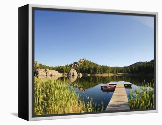 Sylvan Lake, Black Hills National Forest, Custer State Park, South Dakota-Michele Falzone-Framed Premier Image Canvas