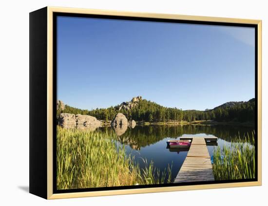 Sylvan Lake, Black Hills National Forest, Custer State Park, South Dakota-Michele Falzone-Framed Premier Image Canvas
