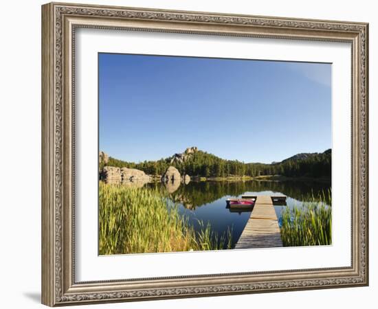 Sylvan Lake, Black Hills National Forest, Custer State Park, South Dakota-Michele Falzone-Framed Photographic Print
