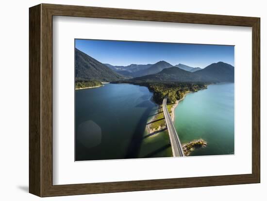 Sylvenstein Dam in Bavaria-Ralf Gerard-Framed Photographic Print