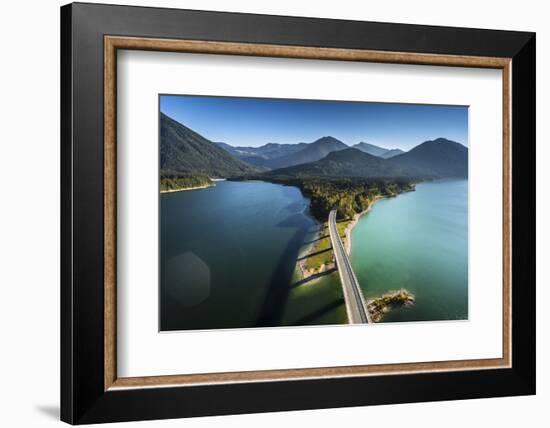 Sylvenstein Dam in Bavaria-Ralf Gerard-Framed Photographic Print