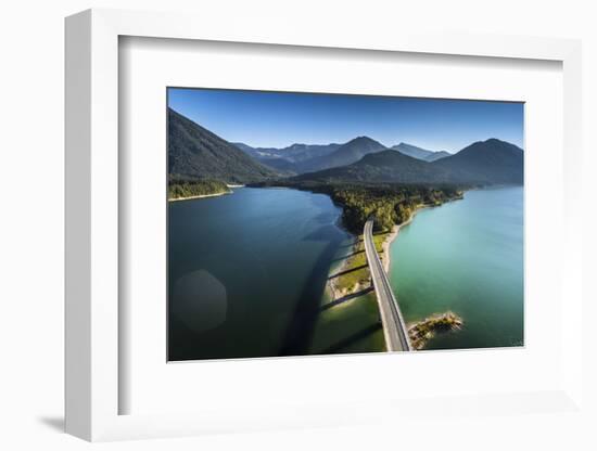 Sylvenstein Dam in Bavaria-Ralf Gerard-Framed Photographic Print