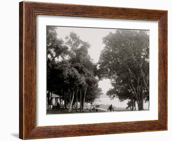 Sylvester Avenue, Manhansett I.E. Manhasset, Shelter Island, N.Y.-null-Framed Photo