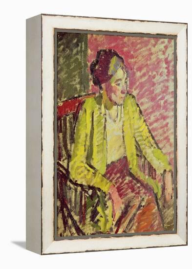 Sylvia (Oil on Canvas)-Harold Gilman-Framed Premier Image Canvas