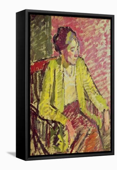 Sylvia (Oil on Canvas)-Harold Gilman-Framed Premier Image Canvas