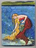 Blue Mermaid-sylvia pimental-Art Print