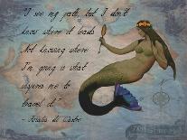 Blue Mermaid-sylvia pimental-Art Print