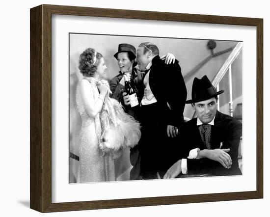 Sylvia Scarlett, Dennie Moore, Katharine Hepburn, Edmund Gwenn, Cary Grant, 1935-null-Framed Photo