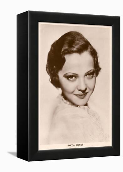 Sylvia Sidney, Postcard-null-Framed Premier Image Canvas