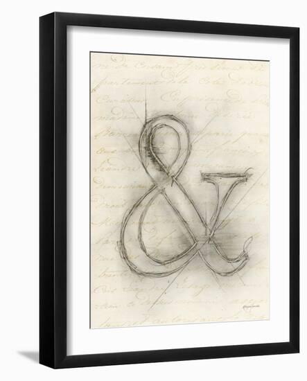 Symbol & in Pen-Morgan Yamada-Framed Art Print