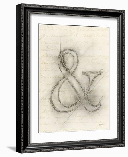 Symbol & in Pen-Morgan Yamada-Framed Art Print