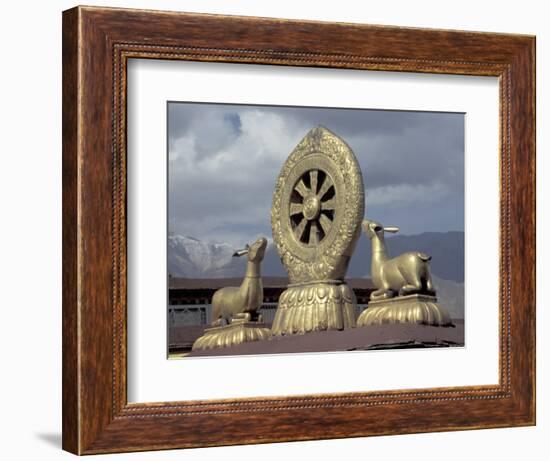 Symbol of Reincarnation at the Jokhang, Lhasa, Tibet-Keren Su-Framed Photographic Print
