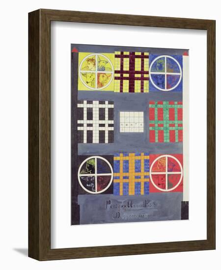 Symbolic Designs on the Door of the Vault of the Adepts, C.1894-null-Framed Giclee Print