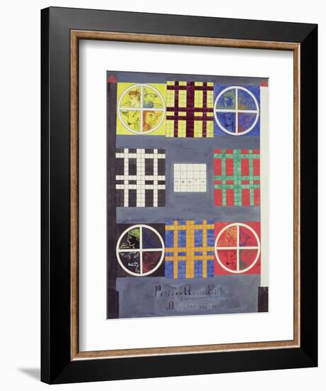 Symbolic Designs on the Door of the Vault of the Adepts, C.1894-null-Framed Giclee Print