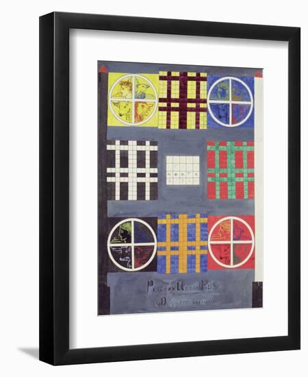 Symbolic Designs on the Door of the Vault of the Adepts, C.1894-null-Framed Giclee Print