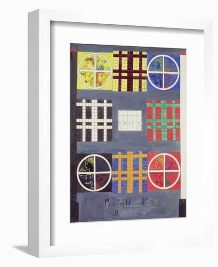 Symbolic Designs on the Door of the Vault of the Adepts, C.1894-null-Framed Giclee Print