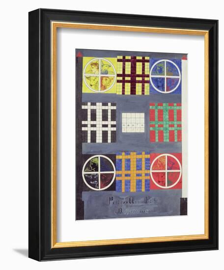 Symbolic Designs on the Door of the Vault of the Adepts, C.1894-null-Framed Giclee Print