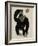 Symbolic Image of a Monkey that Throws a Basketball Ball-Dmitriip-Framed Art Print