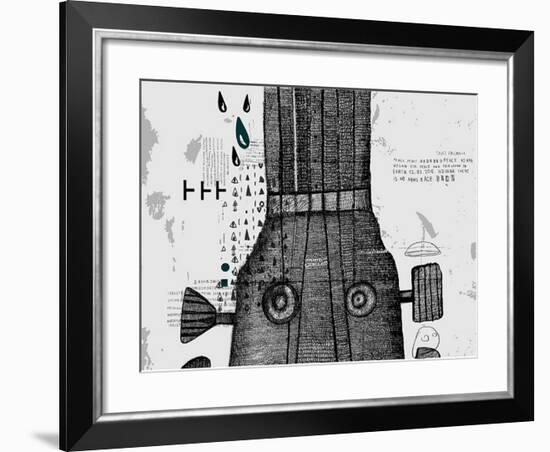 Symbolic Image of Part of a Musical Instrument-Dmitriip-Framed Art Print