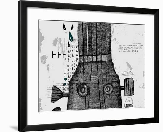 Symbolic Image of Part of a Musical Instrument-Dmitriip-Framed Art Print
