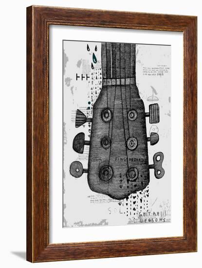 Symbolic Image of Part of a Musical Instrument-Dmitriip-Framed Art Print