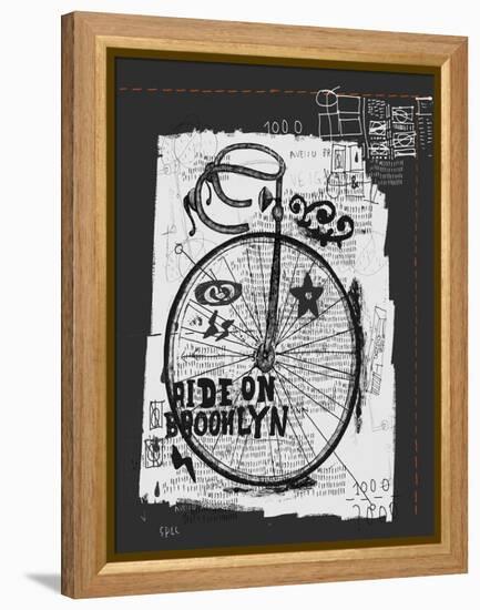 Symbolic Image of Sports Bike Graffiti-Dmitriip-Framed Stretched Canvas