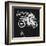 Symbolic Image of the Bike for Motocross-Dmitriip-Framed Art Print