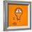 Symbolic Light Bulb with Brain inside and Electric Plug-AnnSunnyDay-Framed Premium Giclee Print