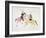 Symbolic Portrayal of the Conflict Between the Indians and the Whites-Kills Two-Framed Giclee Print