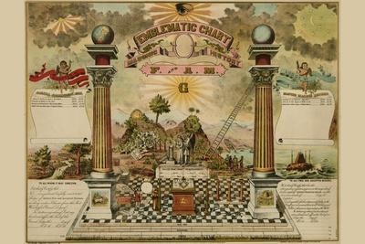 Symbols - Emblematic Chart and Masonic History of Free and Accepted Masons