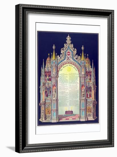 Symbols -Masonic Lord's Prayer-null-Framed Art Print