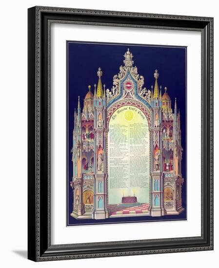 Symbols -Masonic Lord's Prayer-null-Framed Art Print