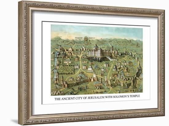 Symbols -Solomon's Temple-Charles O'Donnell-Framed Art Print