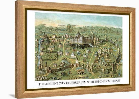 Symbols -Solomon's Temple-Charles O'Donnell-Framed Stretched Canvas