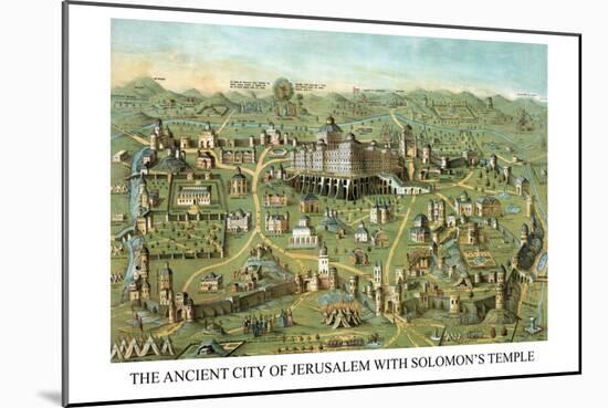 Symbols -Solomon's Temple-Charles O'Donnell-Mounted Art Print