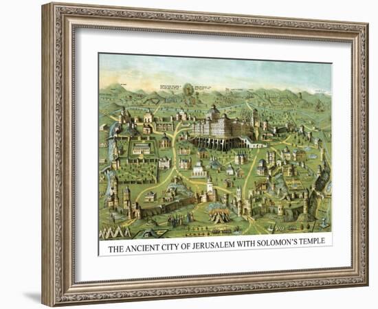 Symbols -Solomon's Temple-Charles O'Donnell-Framed Art Print