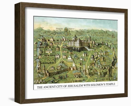 Symbols -Solomon's Temple-Charles O'Donnell-Framed Art Print