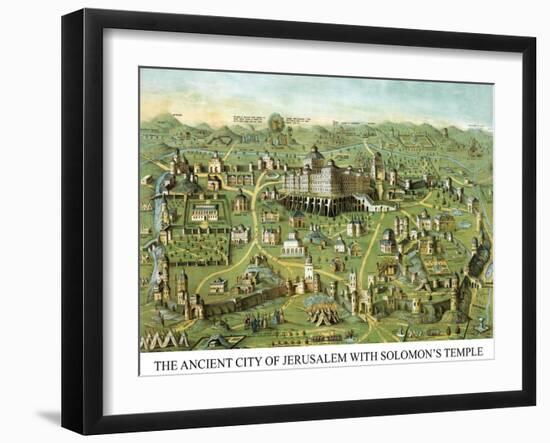 Symbols -Solomon's Temple-Charles O'Donnell-Framed Art Print