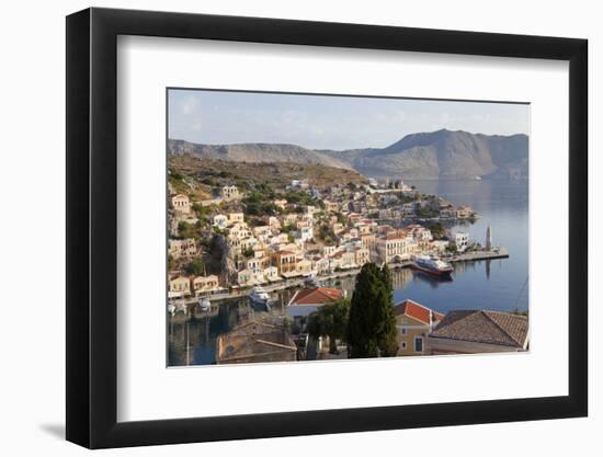 Symi Town, Symi Island, Dodecanese Islands, Greece-Peter Adams-Framed Photographic Print