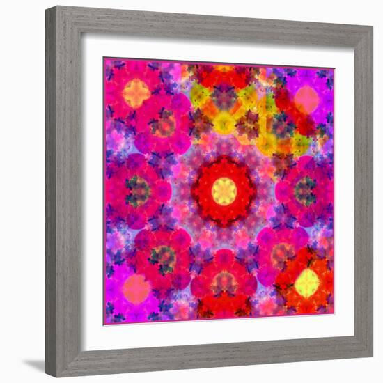 Symmetric Dreamy Photographic Layer Work from Tulips-Alaya Gadeh-Framed Photographic Print