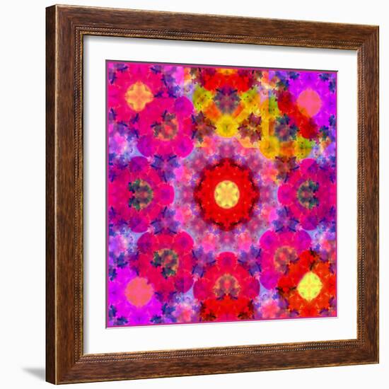 Symmetric Dreamy Photographic Layer Work from Tulips-Alaya Gadeh-Framed Photographic Print