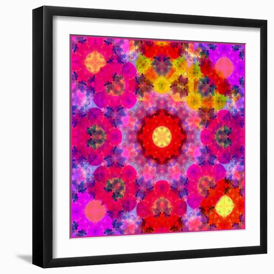 Symmetric Dreamy Photographic Layer Work from Tulips-Alaya Gadeh-Framed Photographic Print